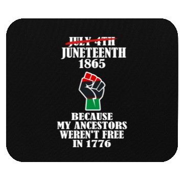 Discover Juneteenth Ancestors Black African American Flag.. Mouse Pads