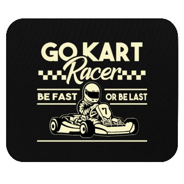 Discover Go Kart Racer Mouse Pads