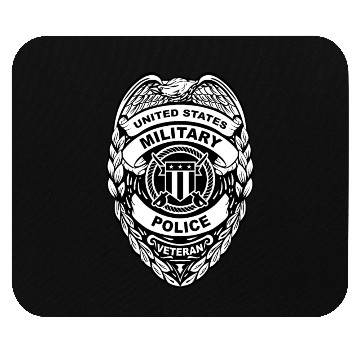Discover U.S. Military Police Veteran Badge Mouse Pads