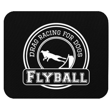 Discover flyball drag racing dogs Mouse Pads