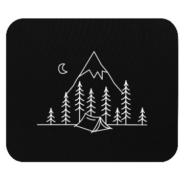Discover Camping Wild Life Mouse Pads