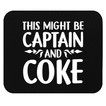 Discover Captian and Coke alcohol lover drinker Mouse Pads