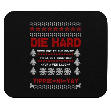 Discover Die Hard Christmas Jumper Mouse Pads