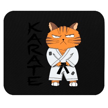 Discover Karate Cat Mouse Pads