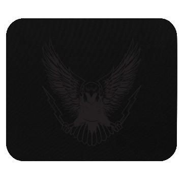 Discover Eagle With Lightning Bolts Mouse Pads