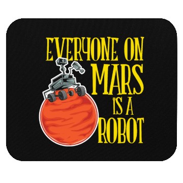 Discover Mars- American Robot - Planetarium Mouse Pads