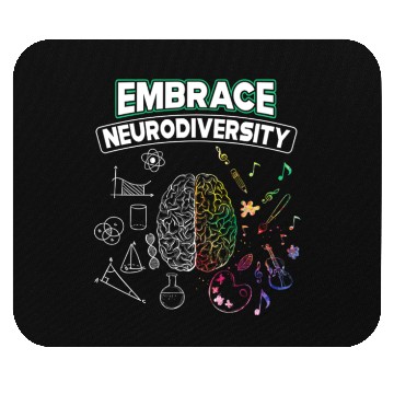 Discover Embrace Neurodiversity Brain Voice Mouse Pads