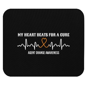 Discover Heart Beats- Agent Orange Awareness Mouse Pads