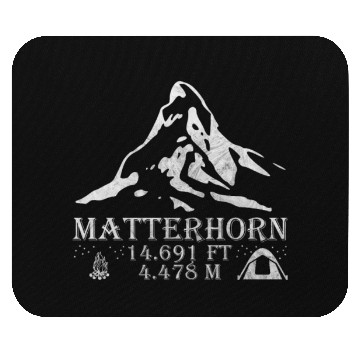 Discover Matterhorn mountain hiking altitude Alps Mouse Pads