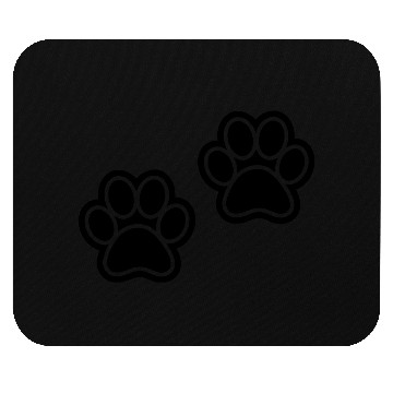 Discover Paw Prints Mouse Pads