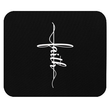 Discover Christian - Faith in a Cross Mouse Pads
