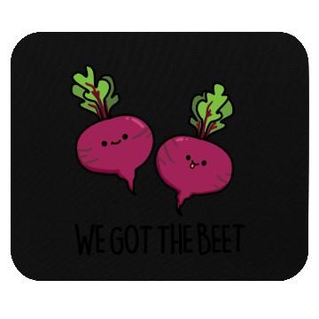 Discover We Got The Beat Cute Vegetable Pun Mouse Pads