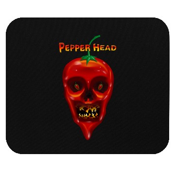 Discover Pepper Head Skull Mouse Pads