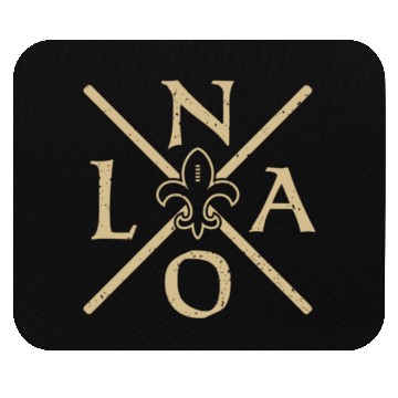 Discover New Orleans Football Vintage Louisiana NOLA Saint Mouse Pads