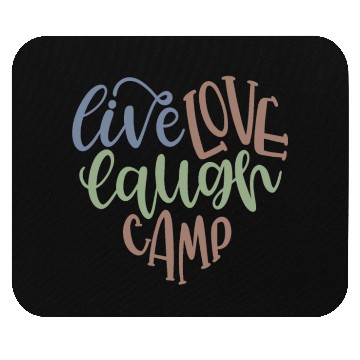 Discover Live Love Laugh Camp RV Mouse Pads