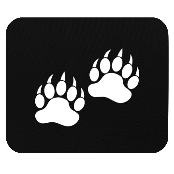 Discover white Bear Paw Mouse Pads