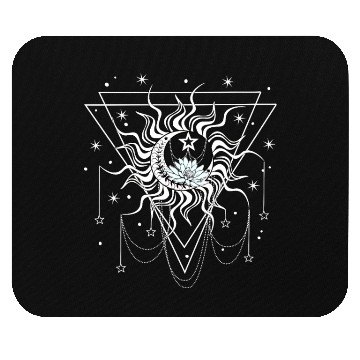 Discover sun moon star Mouse Pads
