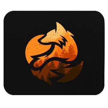 Discover Fox Animal Design Gifts Mouse Pads