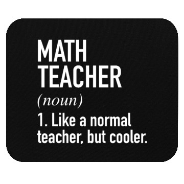 Discover math teacher defined Mouse Pads