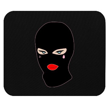 Discover Gangster Ski Mask - Illustration Design Mouse Pads