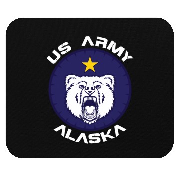 Discover US Army Alaska Polar Bear Patch Mouse Pads