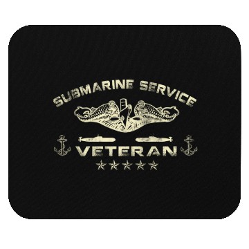 Discover Vintage US Navy Submarine Service Veteran Mouse Pads