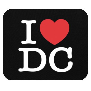 Discover I Heart Dc Love District Of Columbia Mouse Pads Mouse Pads S