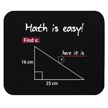 Discover Math Is Easy Mouse Pads