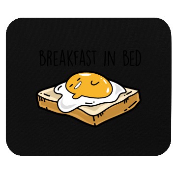 Discover Fried egg toast - Breakfast in bed Mouse Pads