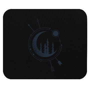 Discover Modern Geometric Nature Forest Astronomy Bohemian Mouse Pads