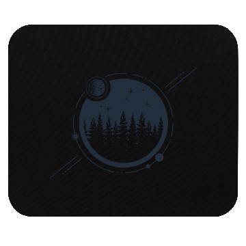 Discover Modern Geometric Nature Forest Astronomy Planets Mouse Pads