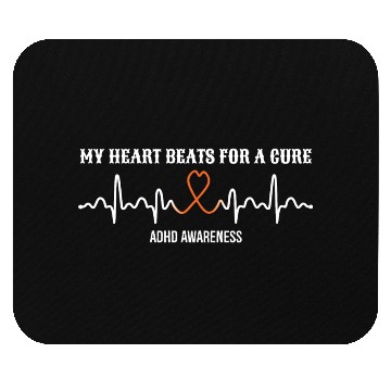 Discover Heart Beats- Adhd Awareness Mouse Pads