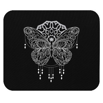 Discover Butterfly Mandala Dream catcher Beads Mandala Mouse Pads