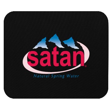 Discover Satan Natural Spring Water Mouse Pads