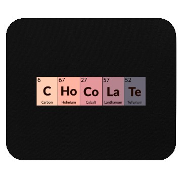 Discover Chocolate Lover Periodic Table Chemistry Science Mouse Pads