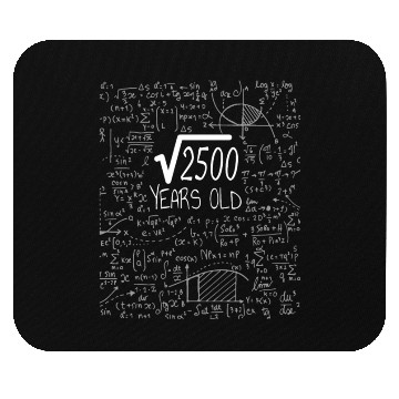 Discover Square Root of 2500 - 50th Birthday Geek Design Mouse Pads