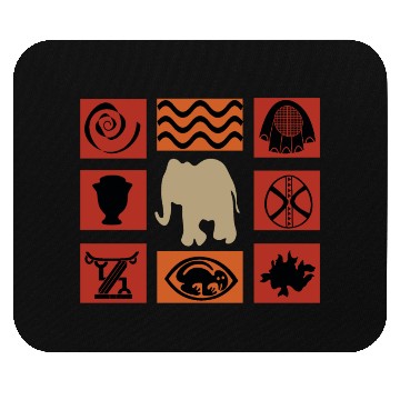 Discover African abstract modern tribal pattern art Mouse Pads