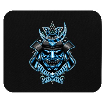 Discover samurai japan mask head Mouse Pads