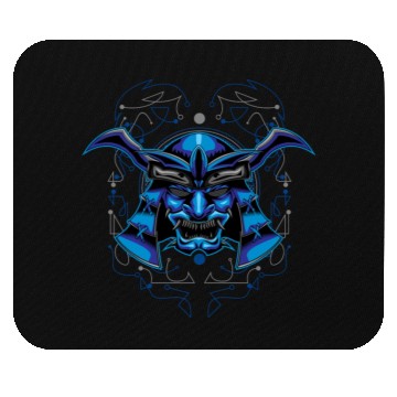 Discover samurai head shinigami mask Mouse Pads