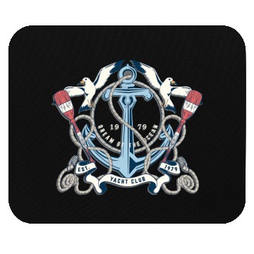Discover Yacht Club - Awesome sailor Gift Mouse Pads