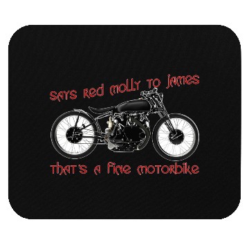 Discover Says Red Molly to James Mouse Pads