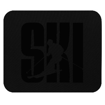 Discover ski skiing Mouse Pads
