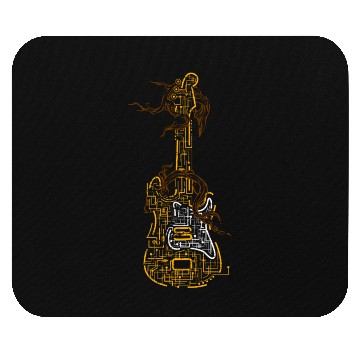 Discover Guitar Bass Guitar Mouse Pads