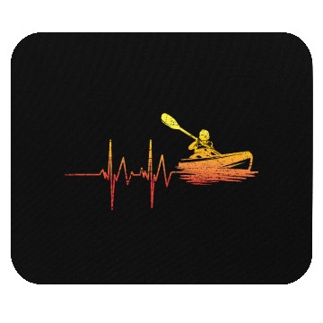 Discover Kayak Heart Beat EKG Gift Mouse Pads