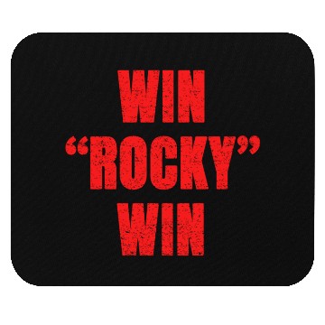 Discover win rocky win Mouse Pads inspired boxing Mouse Pads
