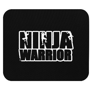 Discover Ninja Warrior Warped Wall Climbing for Real Ninjas Mouse Pads