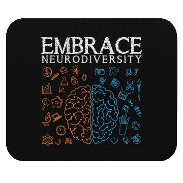 Discover Embrace ADHD Autism ASD Neurodiversity Mouse Pads