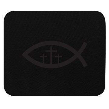 Discover Jesus Fish Mouse Pads