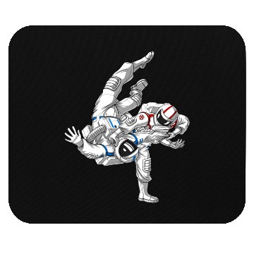 Discover Jiu-Jitsu Astronaut Mouse Pads