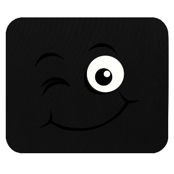 Discover Happy face Mouse Pads